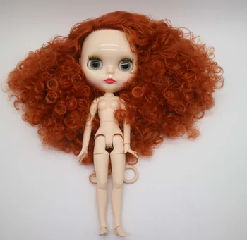 Гола кукла блайт tait, кукла със съвместно тяло, фабрична кукла С къдрава коса, Подходяща За САМ 1228