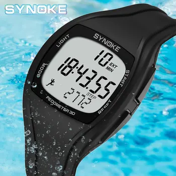 Крачкомер SYNOKE, мъжки часовници, богат на функции цифров спортни часовници, мъжки часовници, модни ретро мъжки часовник reloj hombre Dropship