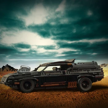 Лудия Макс Черен Изтребител градивните елементи на Moc филми Автомобил САМ Модел Комплекти играчки за камион Тухли за възрастни Подарък за децата