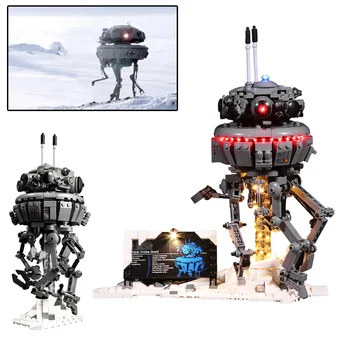 Нов 683 бр. Подходящ за 75306 имперска пепелянка, дроид-сонда, набор от градивните елементи на военната машина, тухли, играчка за деца Коледен подарък за рожден ден