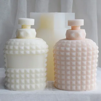 Свещ от флакон за парфюм, силиконова форма, гипсовое сапун за ръце 